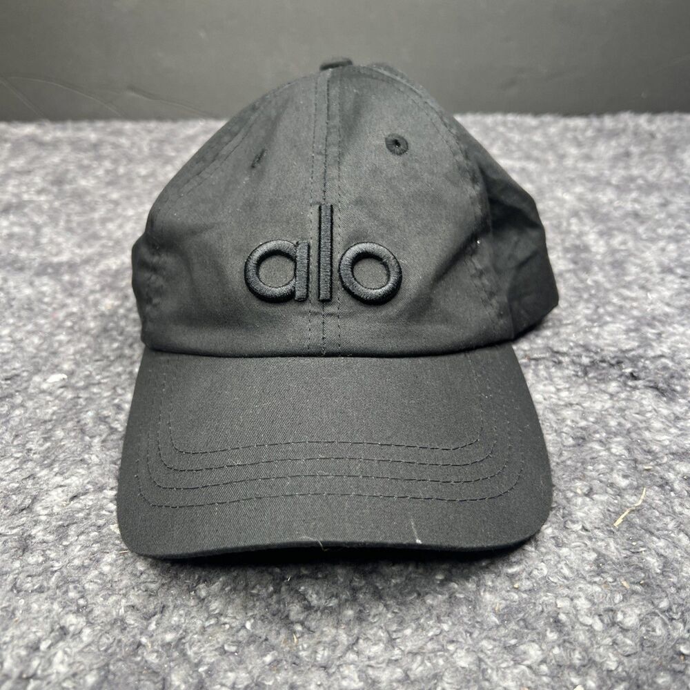 Alo Yoga Hat Performance Off Duty Cap One Size Adjustable Black